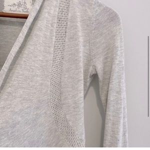 Anthropologie Angels of North gray cardigan XS